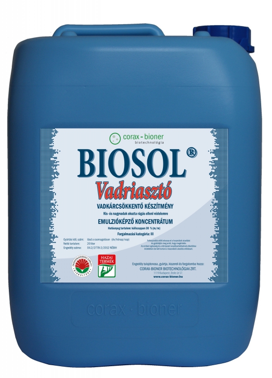 Biosol® Vadriasztó vadkárcsökkentő készítmény